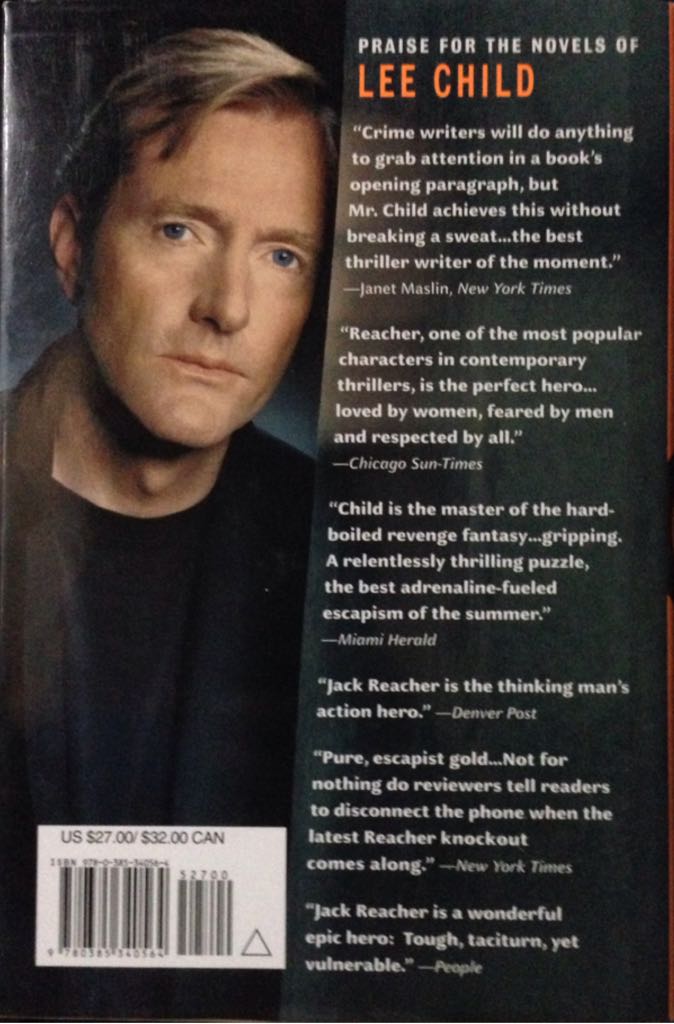 Nothing To Lose - Lee Child (Delacorte Pr - Hardcover) book collectible [Barcode 9780385340564] - Main Image 2