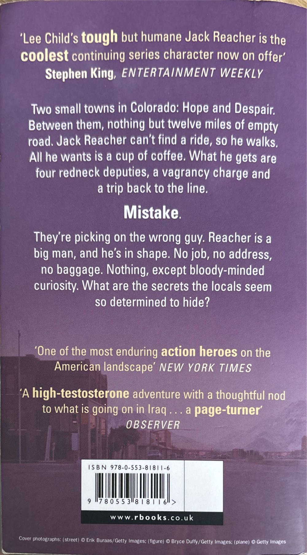 Nothing To Lose - Lee Child (Bantom Books - Paperback) book collectible [Barcode 9780553818116] - Main Image 2