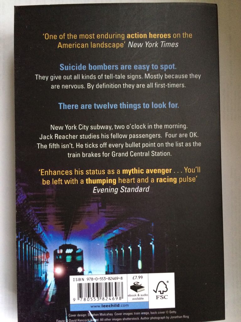 Gone Tomorrow - Lee Child (Bantam Books - Paperback) book collectible [Barcode 9780553824698] - Main Image 2