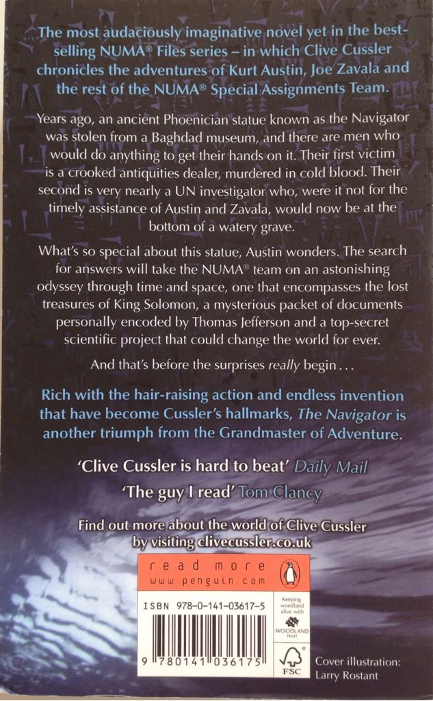 Clive Cussler - Navigator, The - Clive Cussler (Penguin - Paperback) book collectible [Barcode 9780141036175] - Main Image 2
