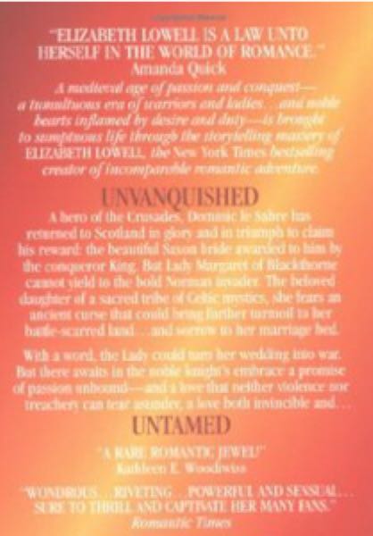 Untamed-discarded - Elizabeth Lowell (Avon - Paperback) book collectible [Barcode 9780380769537] - Main Image 2