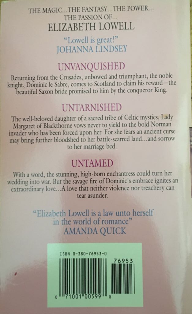 Untamed  (Avon - Paperback) book collectible - Main Image 2