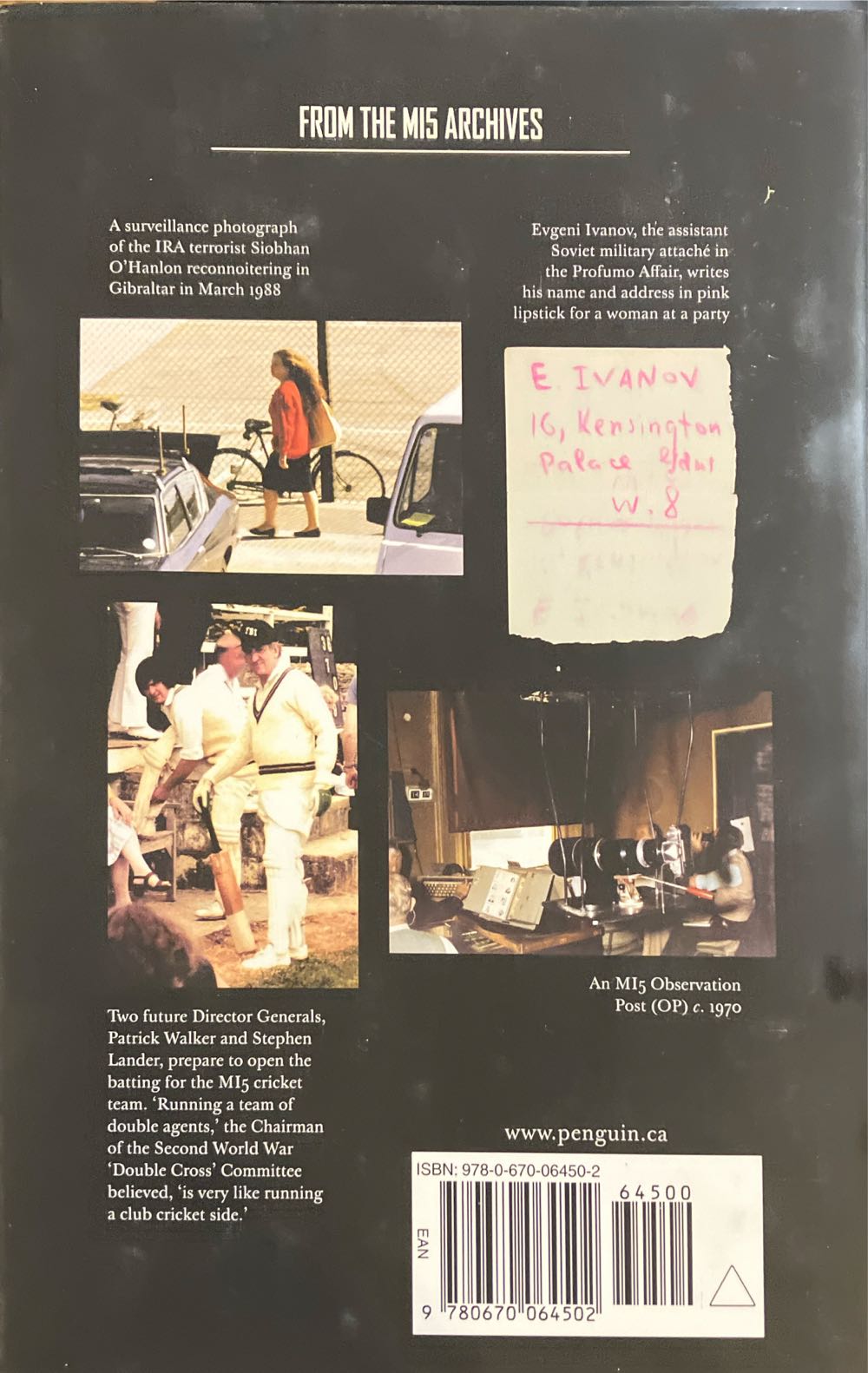 The Defence of the Realm: The Authorised History of MI5 - Andrew, Christopher (- Hardcover) book collectible [Barcode 9780670064502] - Main Image 2