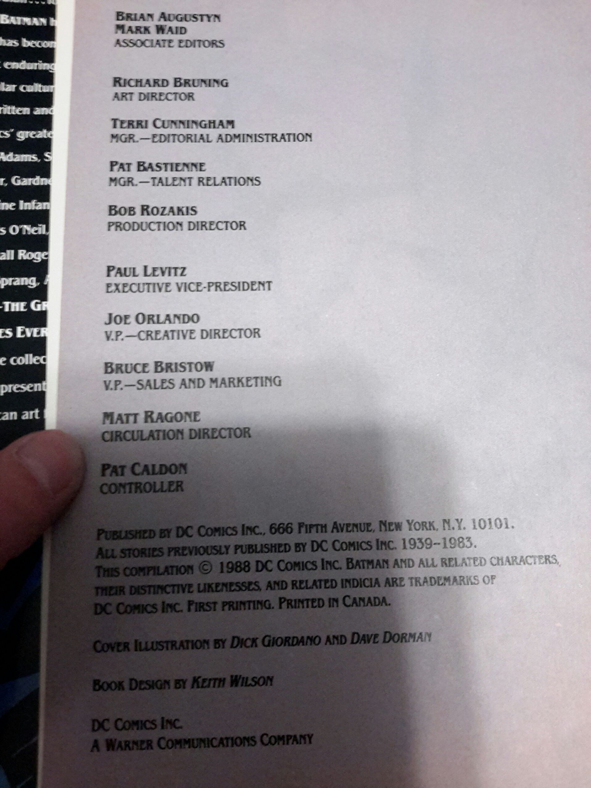 The Greatest Batman Stories Ever Told - Bob Kane (DC - Hardcover) book collectible [Barcode 9780930289355] - Main Image 2