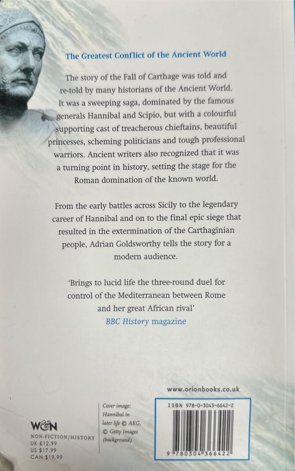 Fall of Carthage - Adrian Goldsworthy (Weidenfeld & Nicolson - Paperback) book collectible [Barcode 9780304366422] - Main Image 2