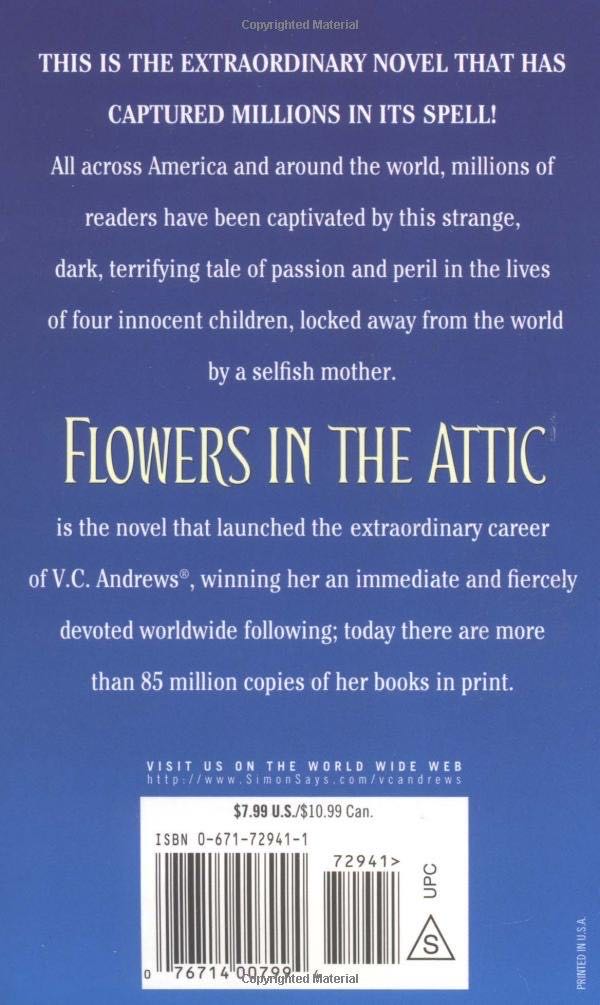 Flowers in the Attic VC AndrewsFICTION ENGLISH 9780671729417 - Andrews, V.C. (Hardcover) book collectible - Main Image 3