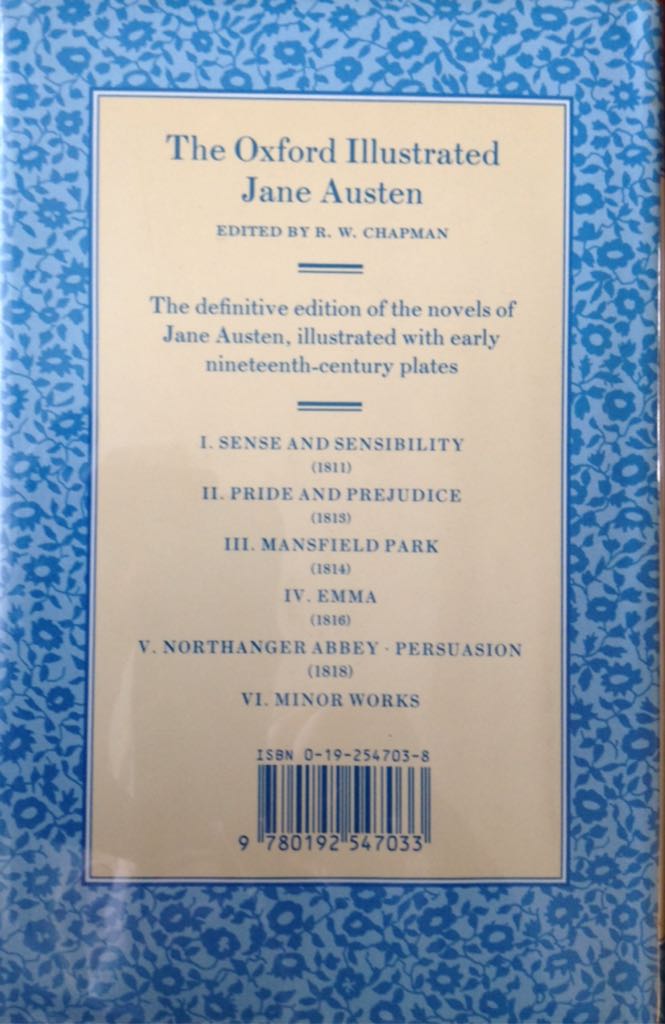 Mansfield Park - Jane Austen (Oxford University Press - Hardcover) book collectible [Barcode 9780192547033] - Main Image 2