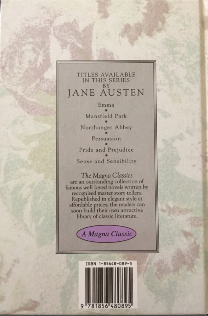 Mansfield Park - Jane Austen (Magna Books - Hardcover) book collectible [Barcode 9781856480895] - Main Image 2