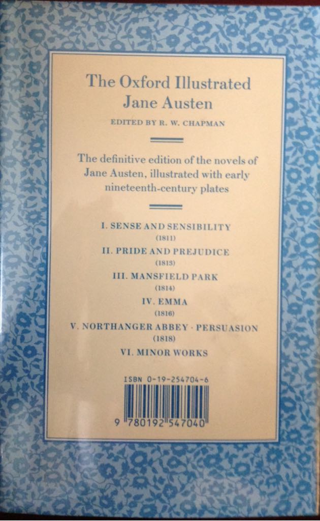Emma - Jane Austen (Oxford University Press - Hardcover) book collectible [Barcode 9780192547040] - Main Image 2