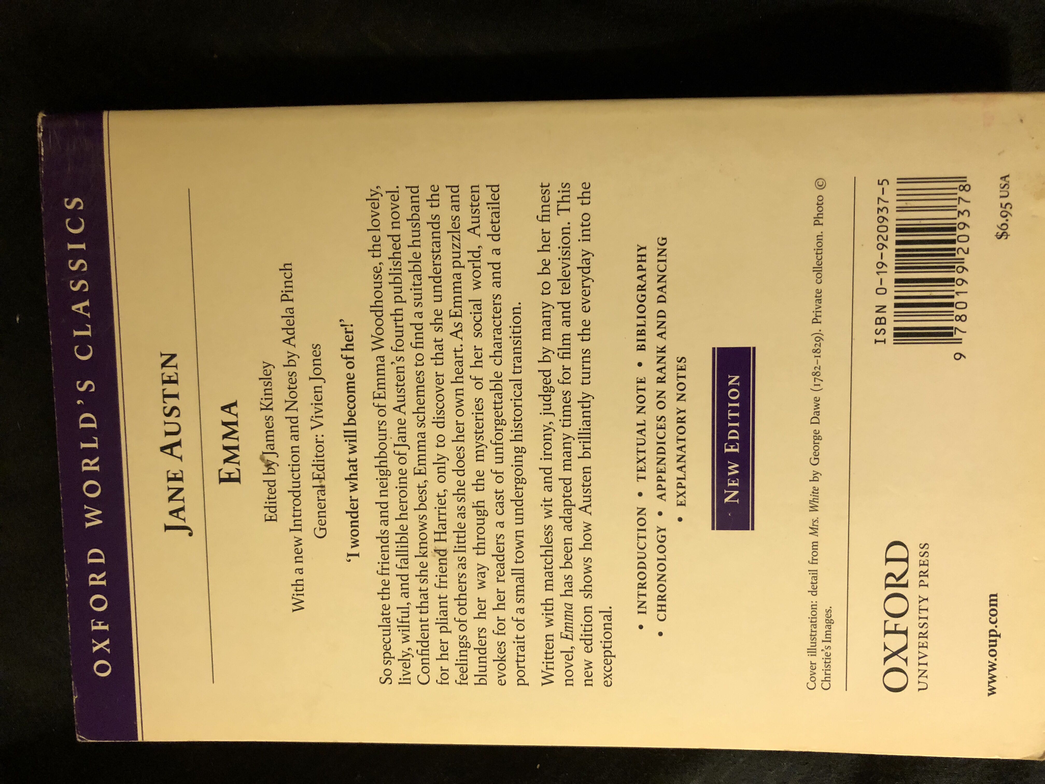 Emma - Jane Austen book collectible [Barcode 9780199209378] - Main Image 2