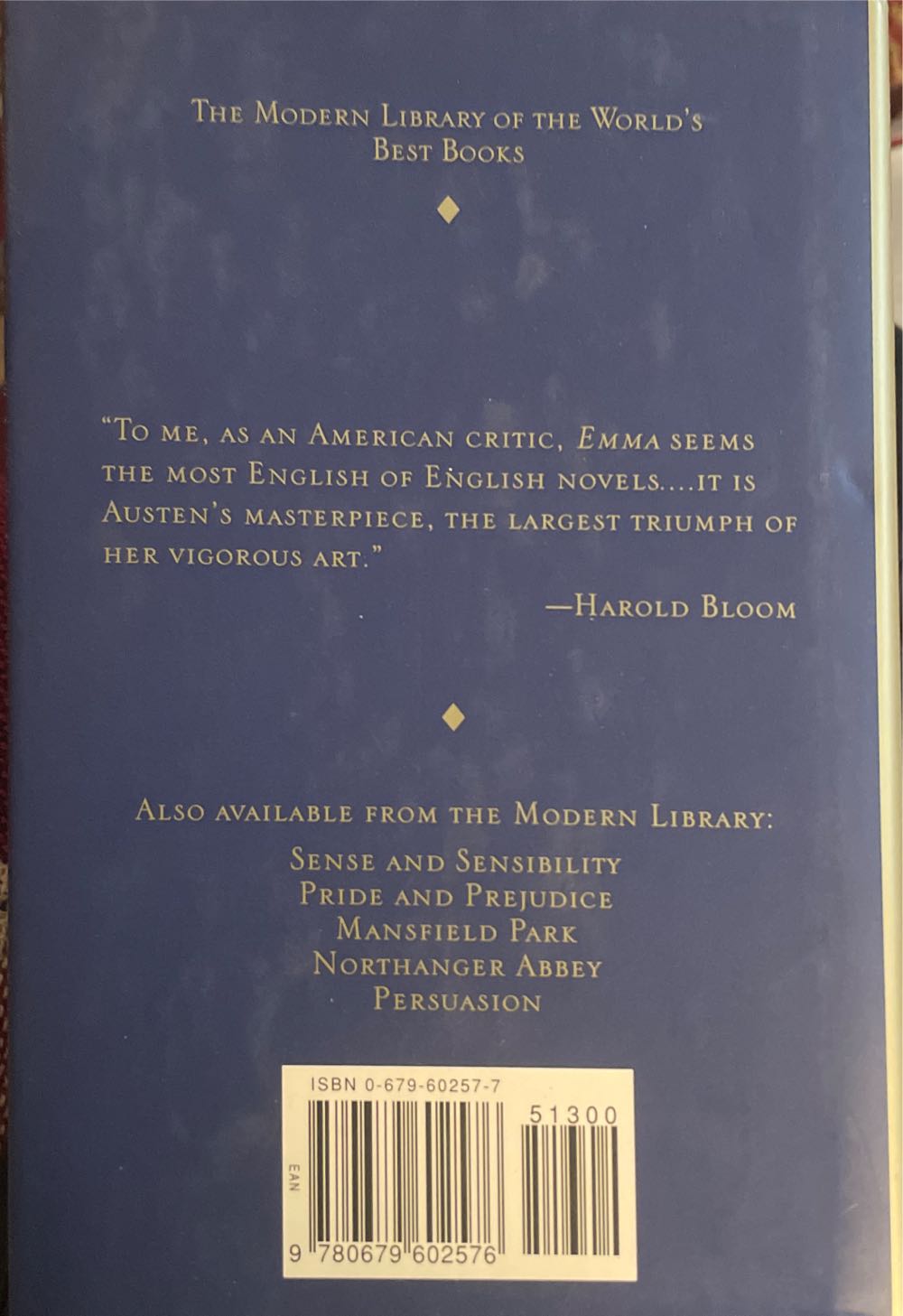 Emma - Jane Austen (Modern Library - Hardcover) book collectible [Barcode 9780679602576] - Main Image 2