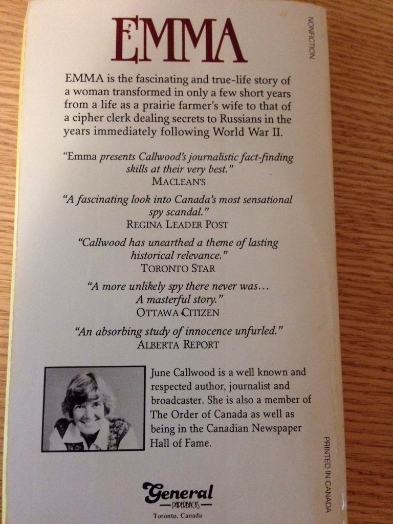 Emma - June Callwood (Stoddart Publishing - Paperback) book collectible [Barcode 9780773671058] - Main Image 2