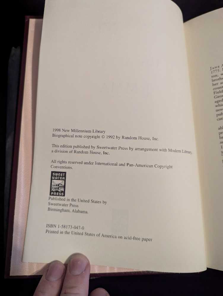 Emma - Jane Austen (Sweetwater Press - Hardcover) book collectible [Barcode 9781581730470] - Main Image 3