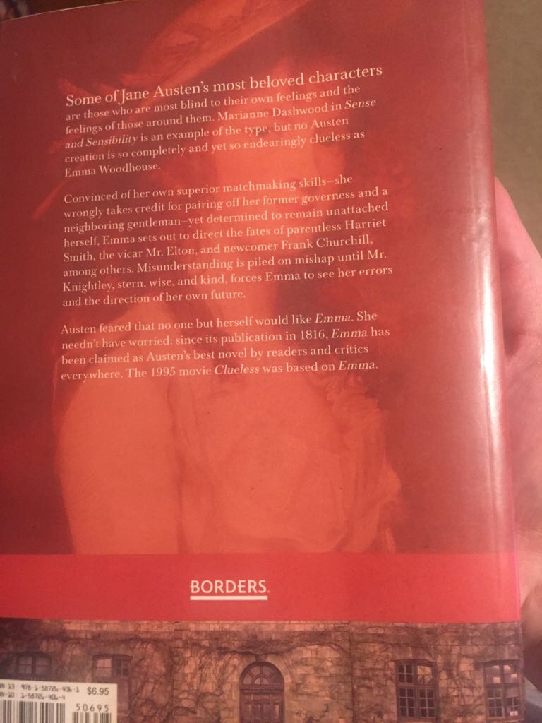 Emma - Jane Austen (Borders Classics - Paperback) book collectible [Barcode 9781587264061] - Main Image 2