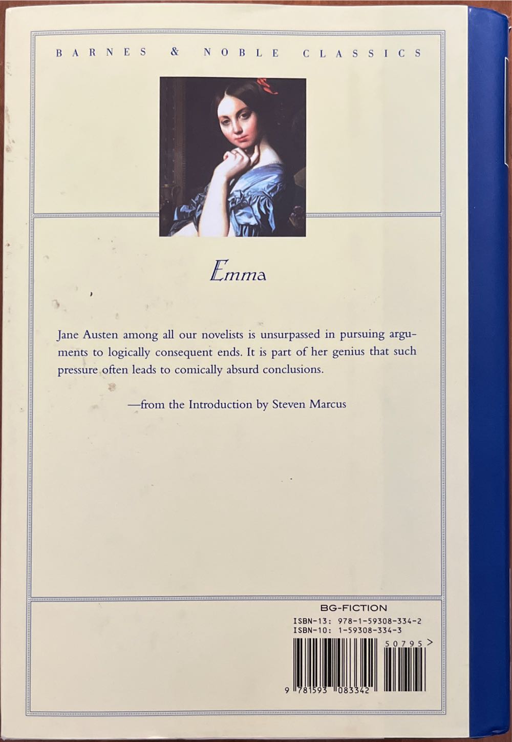Emma - Jane Austen (Barnes & Noble - Hardcover) book collectible [Barcode 9781593083342] - Main Image 2
