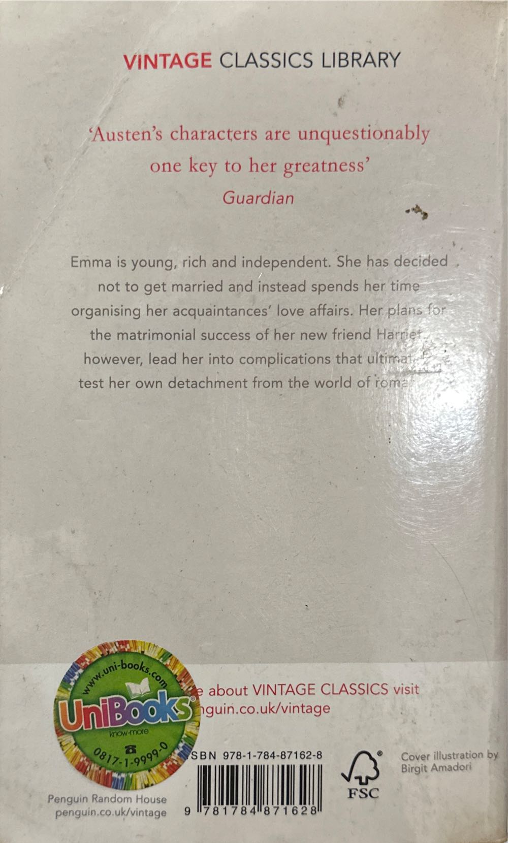 Emma - Jane Austen (Vintage Classic) book collectible [Barcode 9781784871628] - Main Image 2