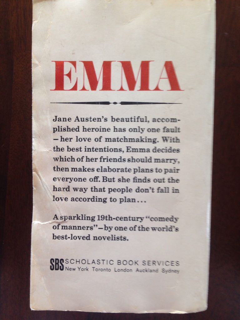 Emma - Jane Austen (Scholastic Book Services - Paperback) book collectible - Main Image 2