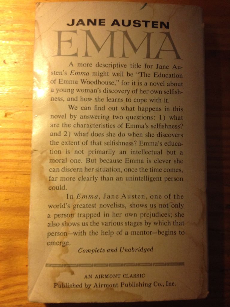 Emma  (Airmont Books) book collectible - Main Image 2