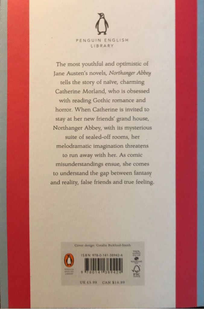 Northanger Abbey - Jane Austen (Penguin Classics - Paperback) book collectible [Barcode 9780141389424] - Main Image 2