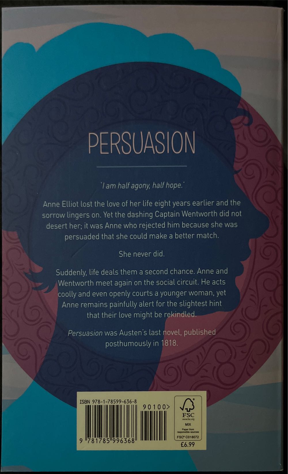 Persuasion - Jane Austen (Arcturus - Paperback) book collectible [Barcode 9781785996368] - Main Image 2