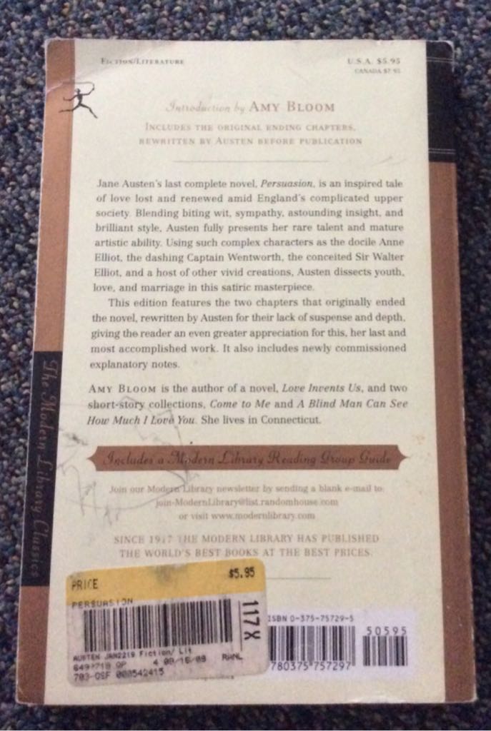 Persuasion - Mark Finley book collectible - Main Image 2