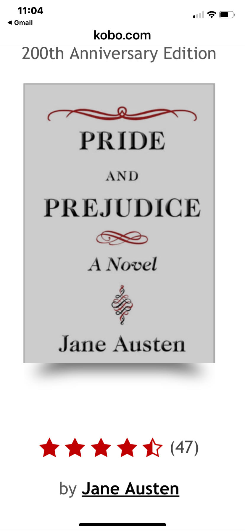 Pride And Prejudice - Jane Austen (Book of The Month Club - Hardcover) book collectible [Barcode 1593082010] - Main Image 2