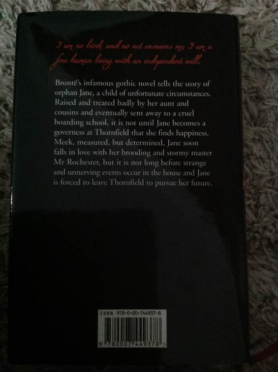 Jane Eyre - Charlotte Bronte (Collins Classics - Hardcover) book collectible [Barcode 9780007449378] - Main Image 2