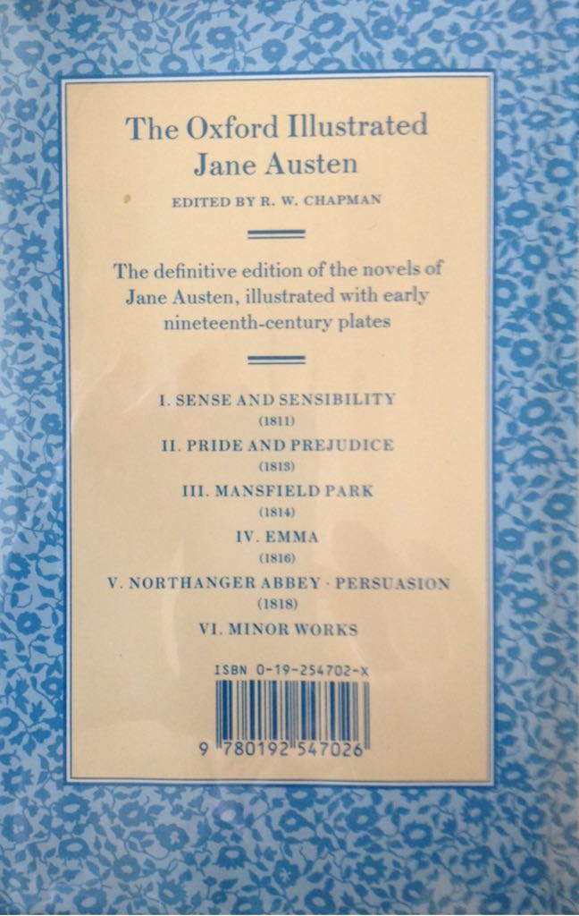 Pride And Prejudice - Jane Austen (Oxford University Press - Hardcover) book collectible [Barcode 9780192547026] - Main Image 2