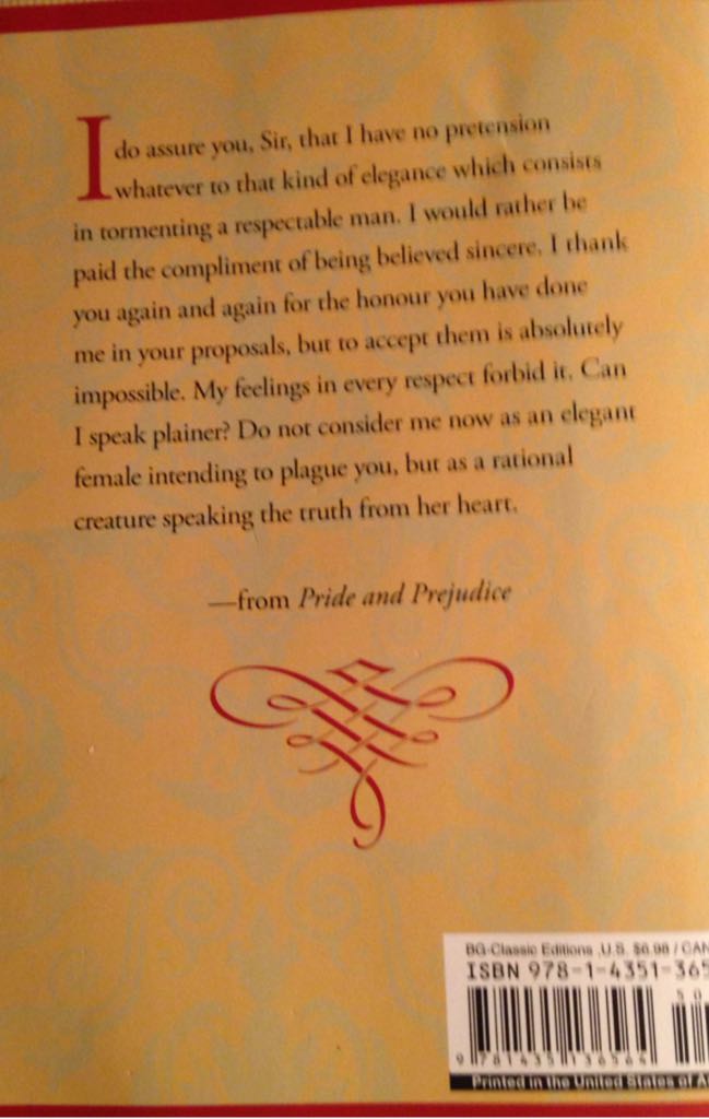 Pride And Prejudice  (Sterling Publishing Co., Inc. - Hardcover) book collectible - Main Image 2