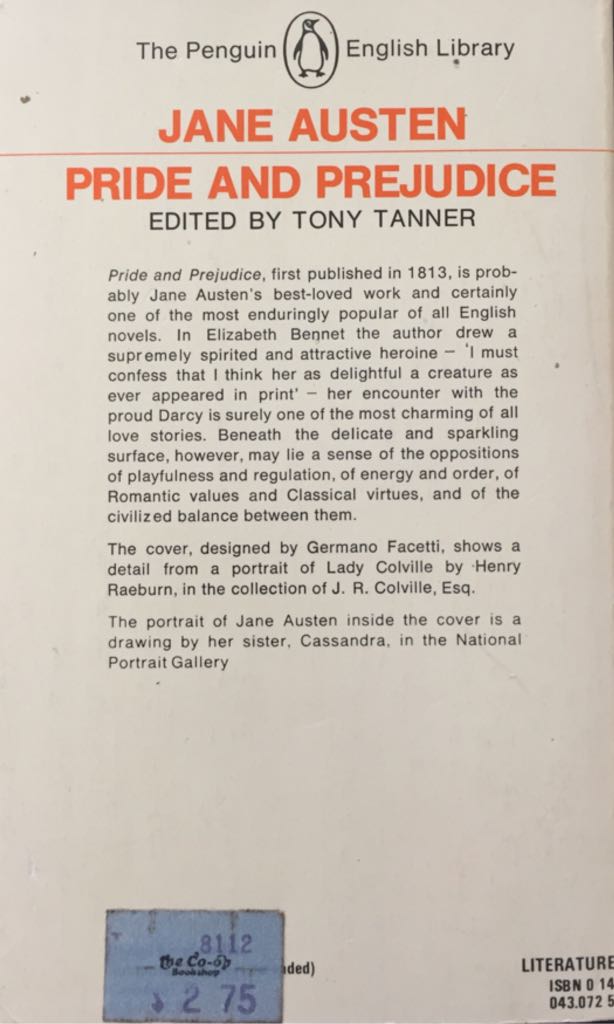 Pride And Prejudice - Jane Austen (Penguin - Paperback) book collectible - Main Image 2
