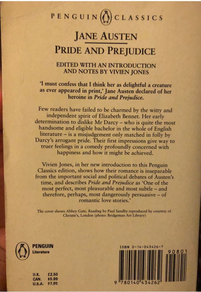 Pride And Prejudice  (Penguin Classics - Paperback) book collectible - Main Image 2