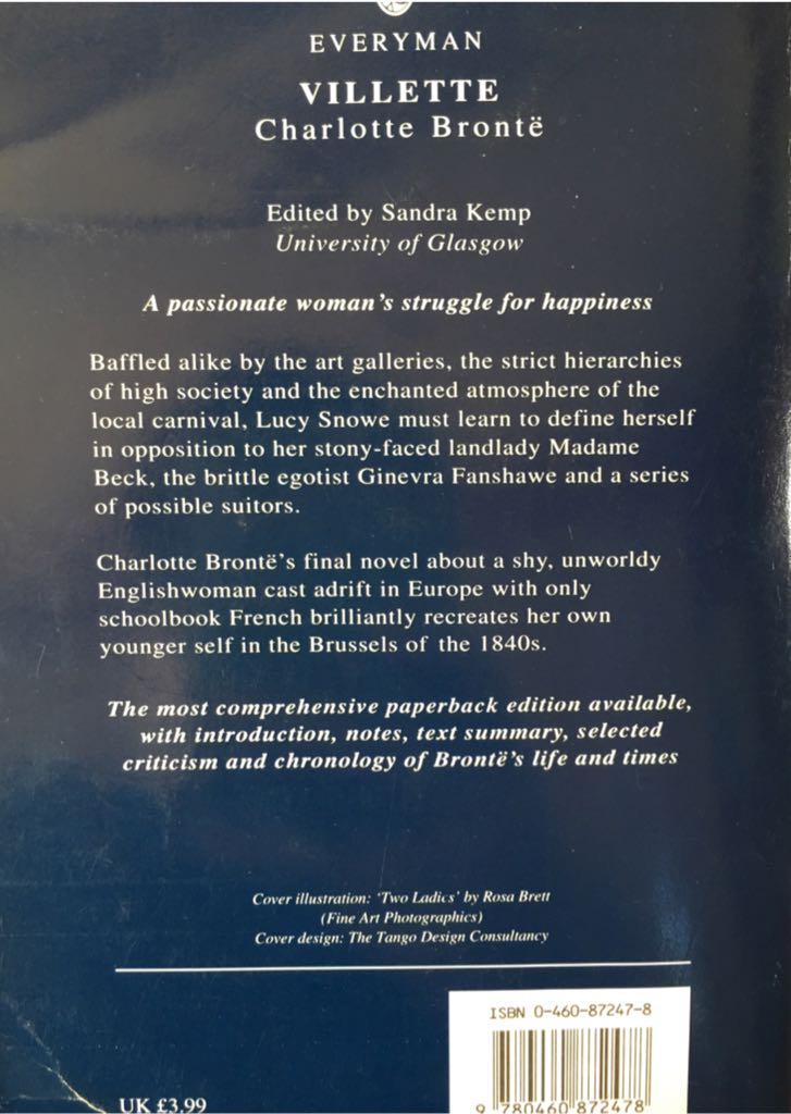 Villette  book collectible [Barcode 9780460872478] - Main Image 2