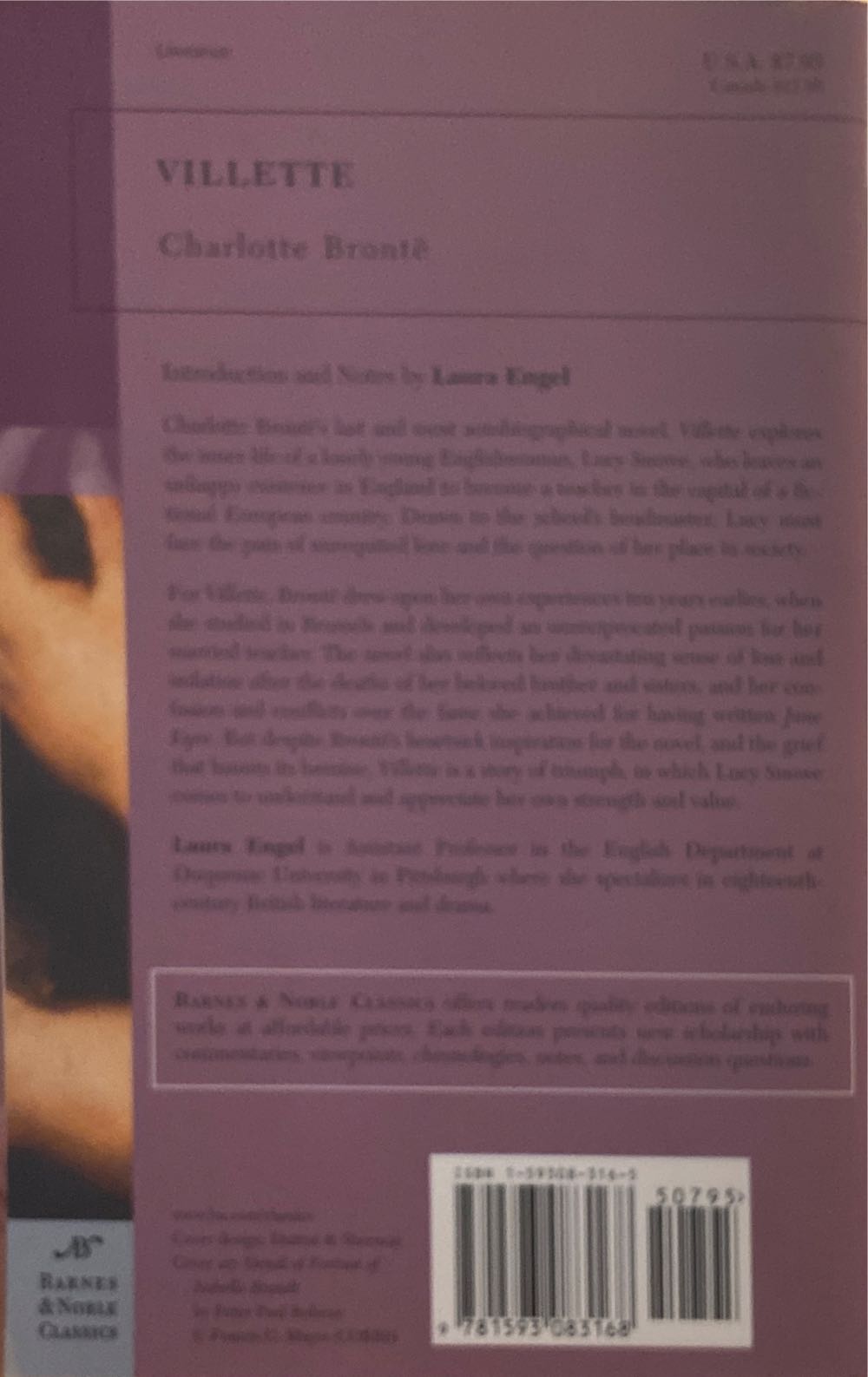 Villette - Charlotte Bronte (Barnes & Noble Classics - Paperback) book collectible [Barcode 9781593083168] - Main Image 2