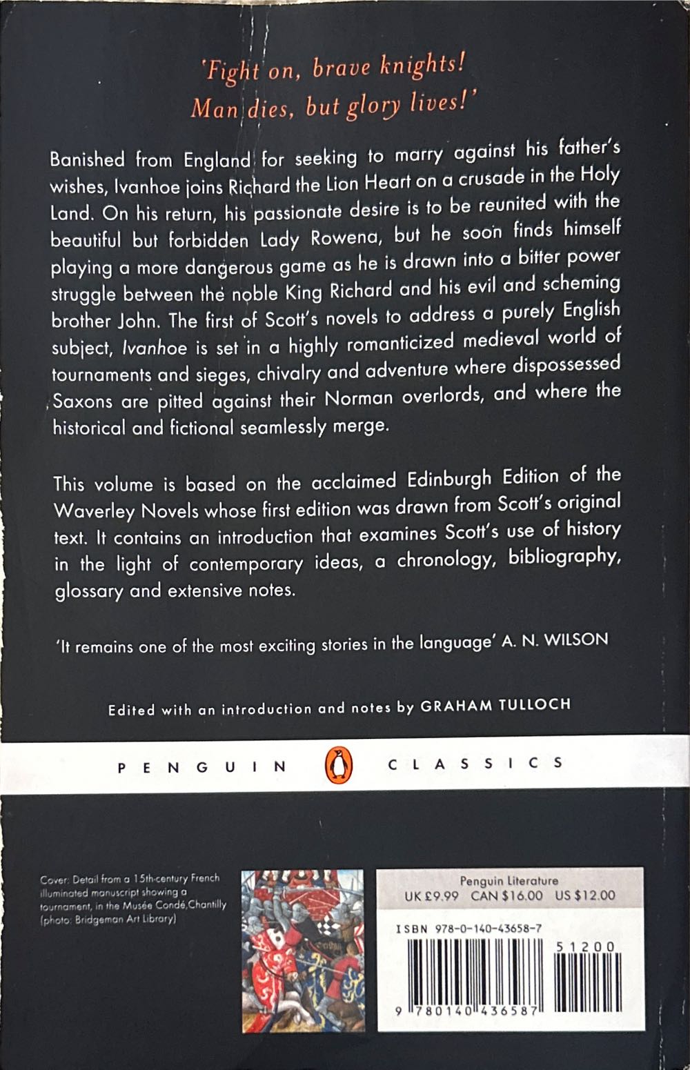 Ivanhoe - Walter Scott (Penguin - Paperback) book collectible [Barcode 9780140436587] - Main Image 2