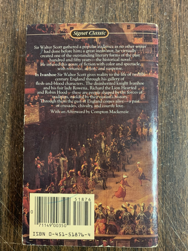 Ivanhoe - Sir Walter Scott book collectible [Barcode 9780451518767] - Main Image 2