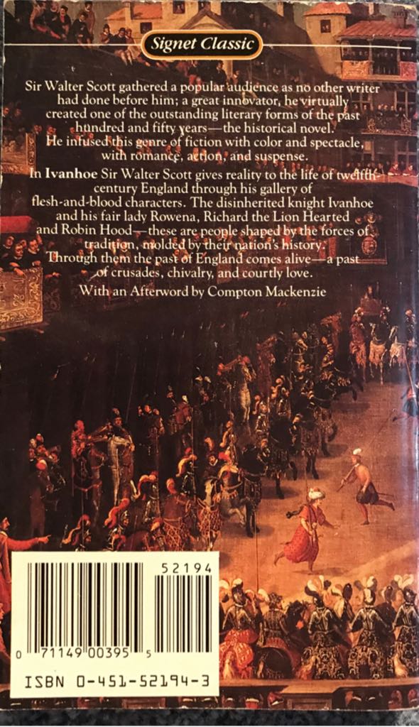 Ivanhoe - Sir Walter Scott (International Collectors Library - Hardcover) book collectible [Barcode 9780451521941] - Main Image 2