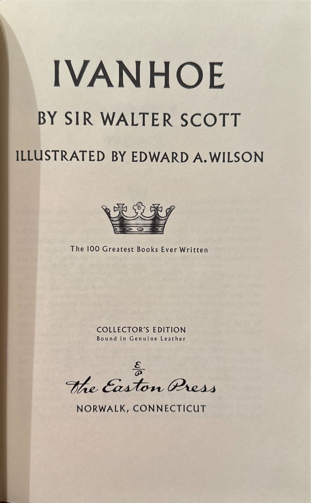Ivanhoe - Walter Scott (Easton Press - Calf-Binding) book collectible - Main Image 2