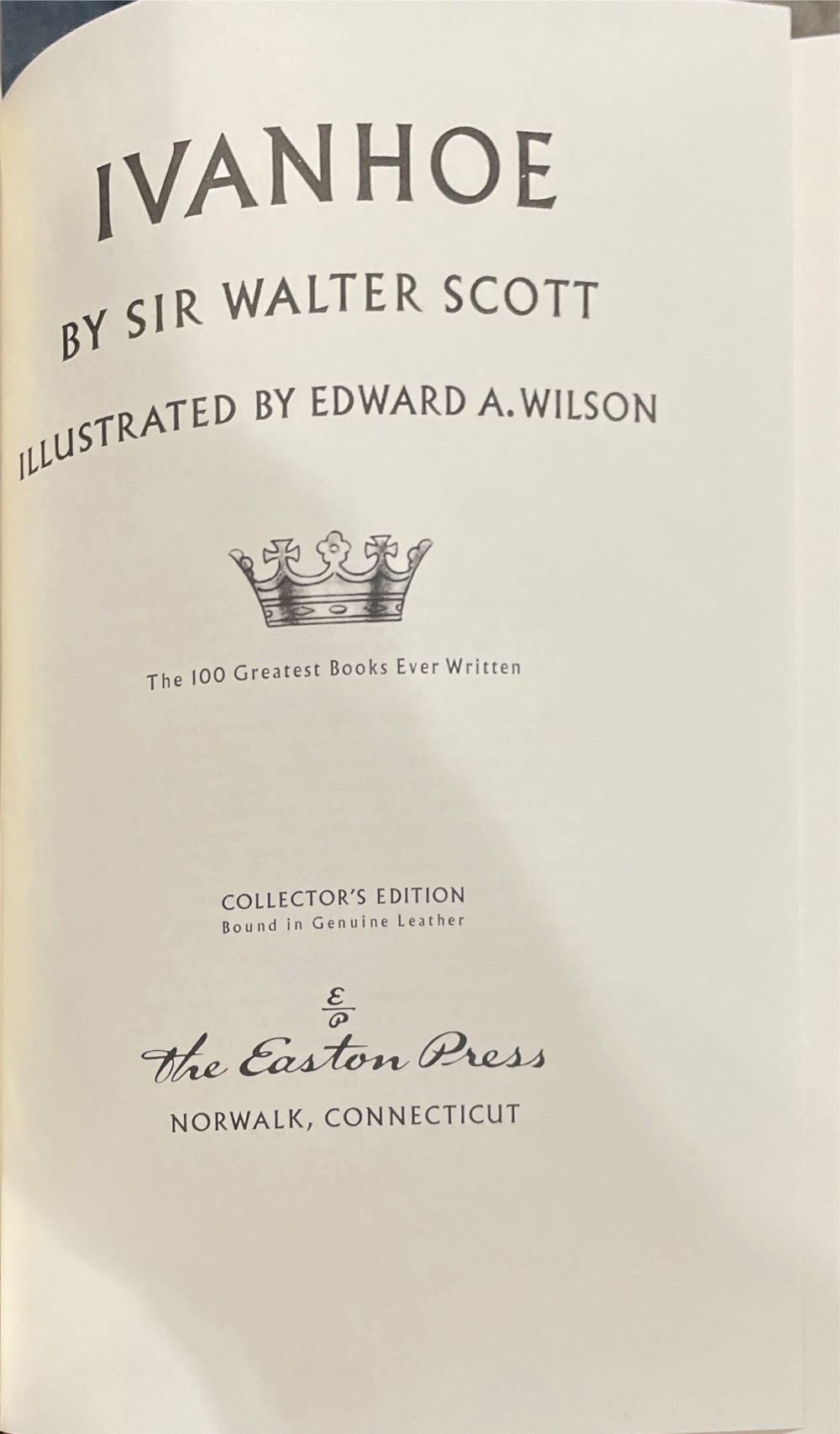 Ivanhoe - Sir Walter Scott (Easton Press - Calf-Binding) book collectible - Main Image 3