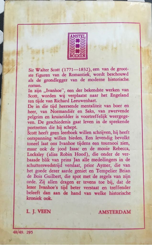 Ivanhoe  book collectible - Main Image 2
