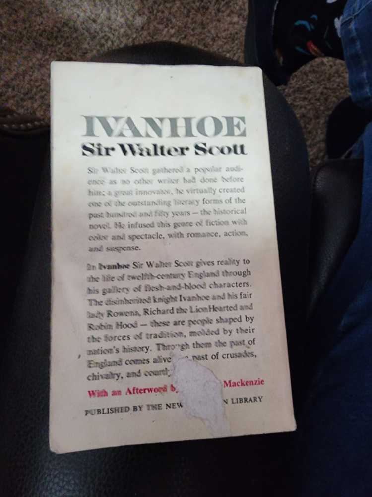Ivanhoe - Sir Walter Scott (The New American Library - Paperback) book collectible - Main Image 2