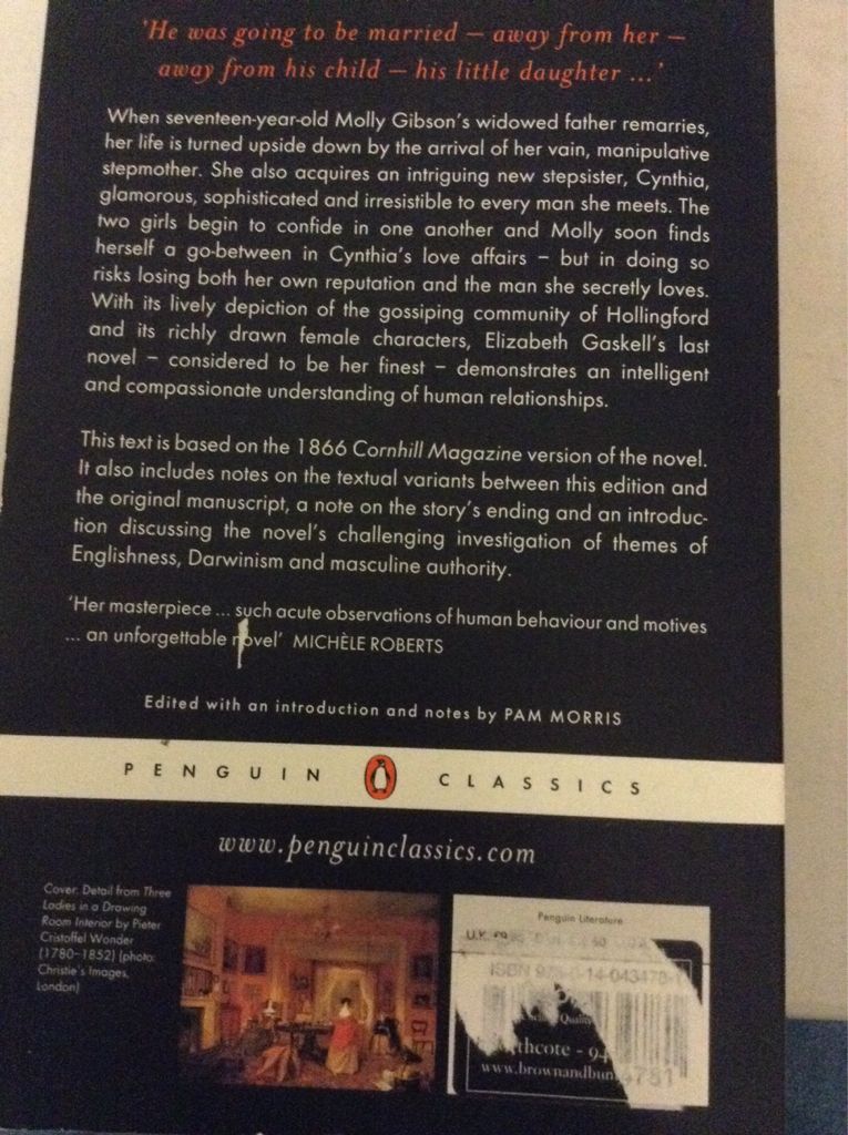 Wives and Daughters - Elizabeth Gaskell (Penguin - Paperback) book collectible [Barcode 9780140434781] - Main Image 2