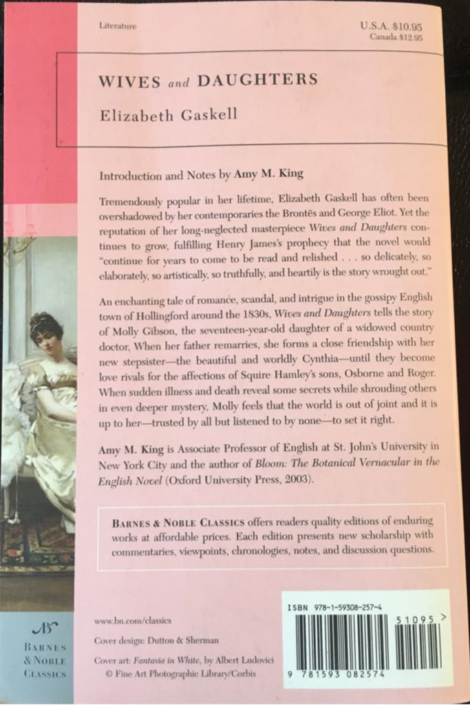 Wives and Daughters - Elizabeth Gaskell (Barnes & Noble Classics - Paperback) book collectible [Barcode 9781593082574] - Main Image 2