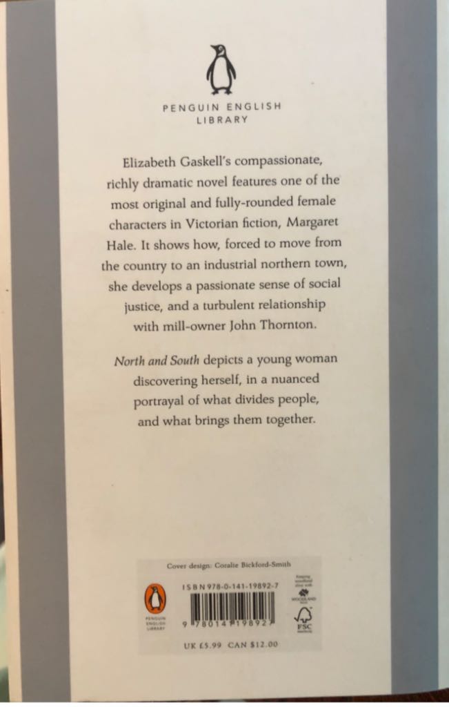 North and South - Elizabeth Gaskell (Penguin Classics - Paperback) book collectible [Barcode 9780141198927] - Main Image 2