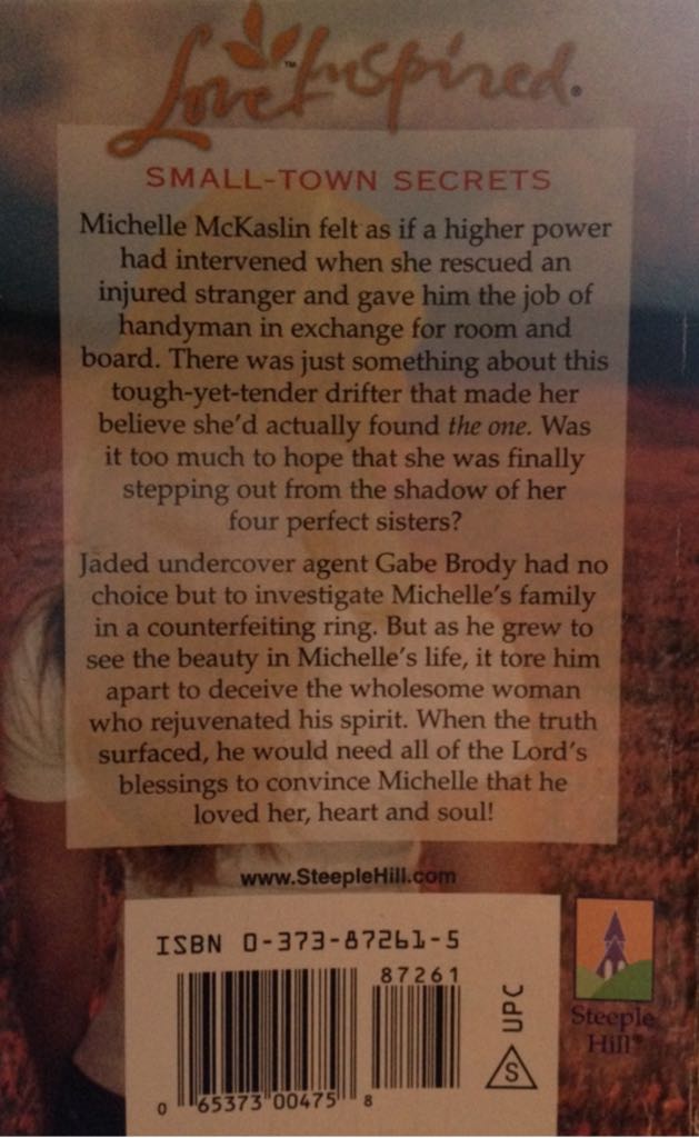 Heart and Soul - Jillian Hart (Steeple Hill Love Inspired - Paperback) book collectible [Barcode 9780373872619] - Main Image 2