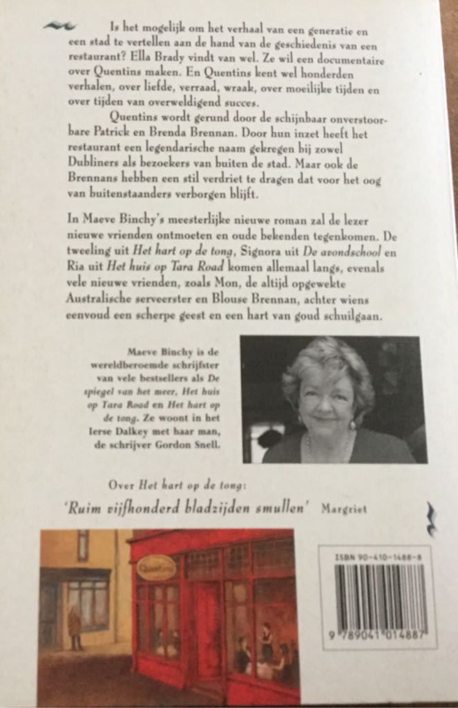 Quentins - Maeve Binchy (Paperback) book collectible [Barcode 9789041014887] - Main Image 2