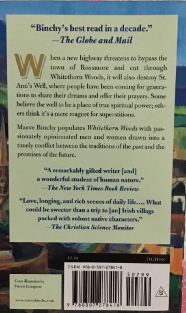 Whitethorn Woods - Maeve Binchy (Random House LLC - Paperback) book collectible [Barcode 9780307278418] - Main Image 2