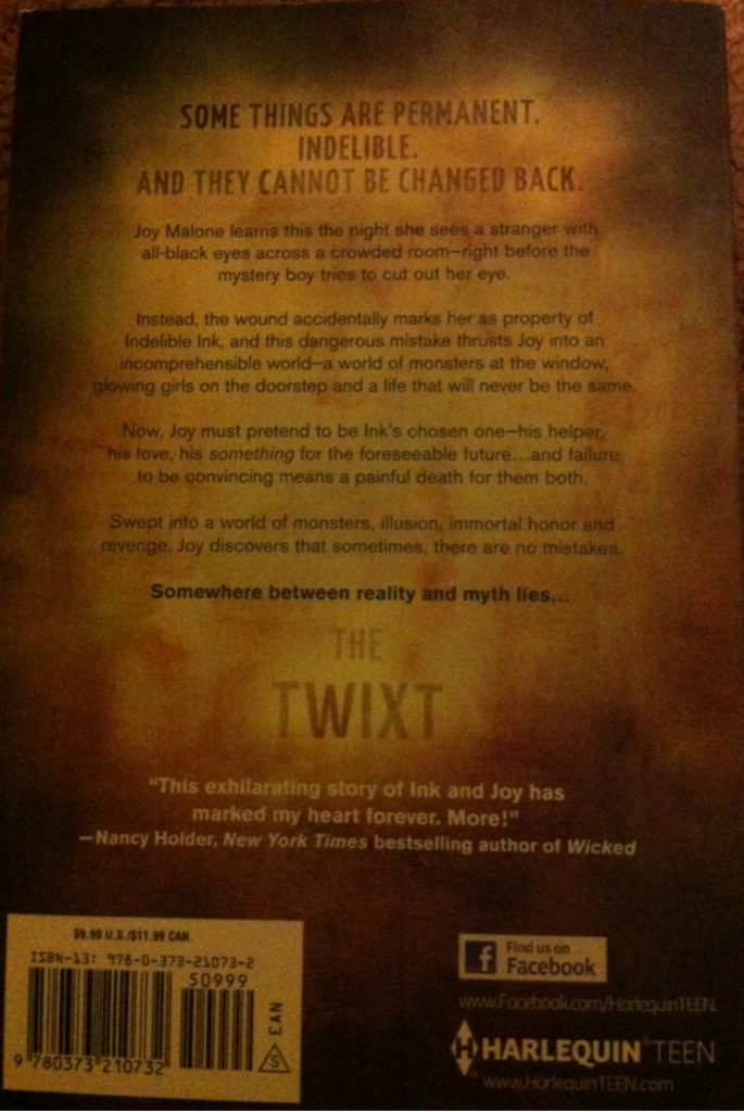 Indelible  (Harlequin Teen - Paperback) book collectible - Main Image 2