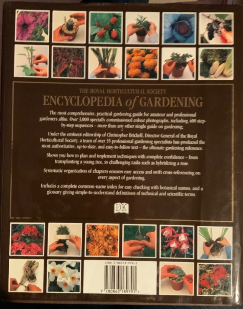G The Royal Horticulture Society Encyclopedia Of Gardening - Christopher Brickell (Dorling Kindersley - Hardcover) book collectible [Barcode 9780863189791] - Main Image 2
