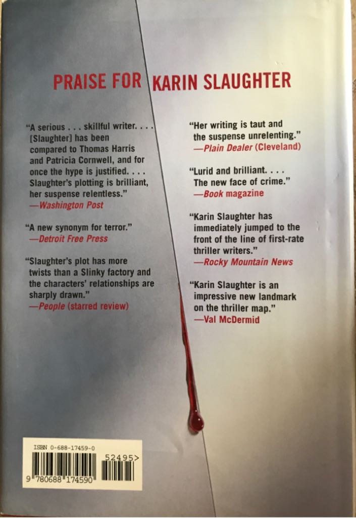 Kisscut - Karin Slaughter (William Morrow - Hardcover) book collectible [Barcode 9780688174590] - Main Image 2