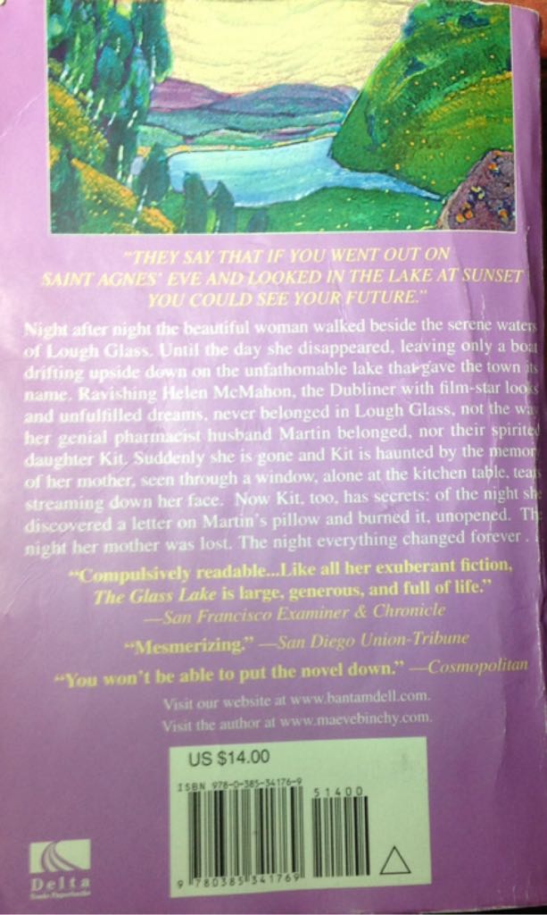 The Glass Lake - Maeve Binchy (Dell - Paperback) book collectible [Barcode 9780385341769] - Main Image 2